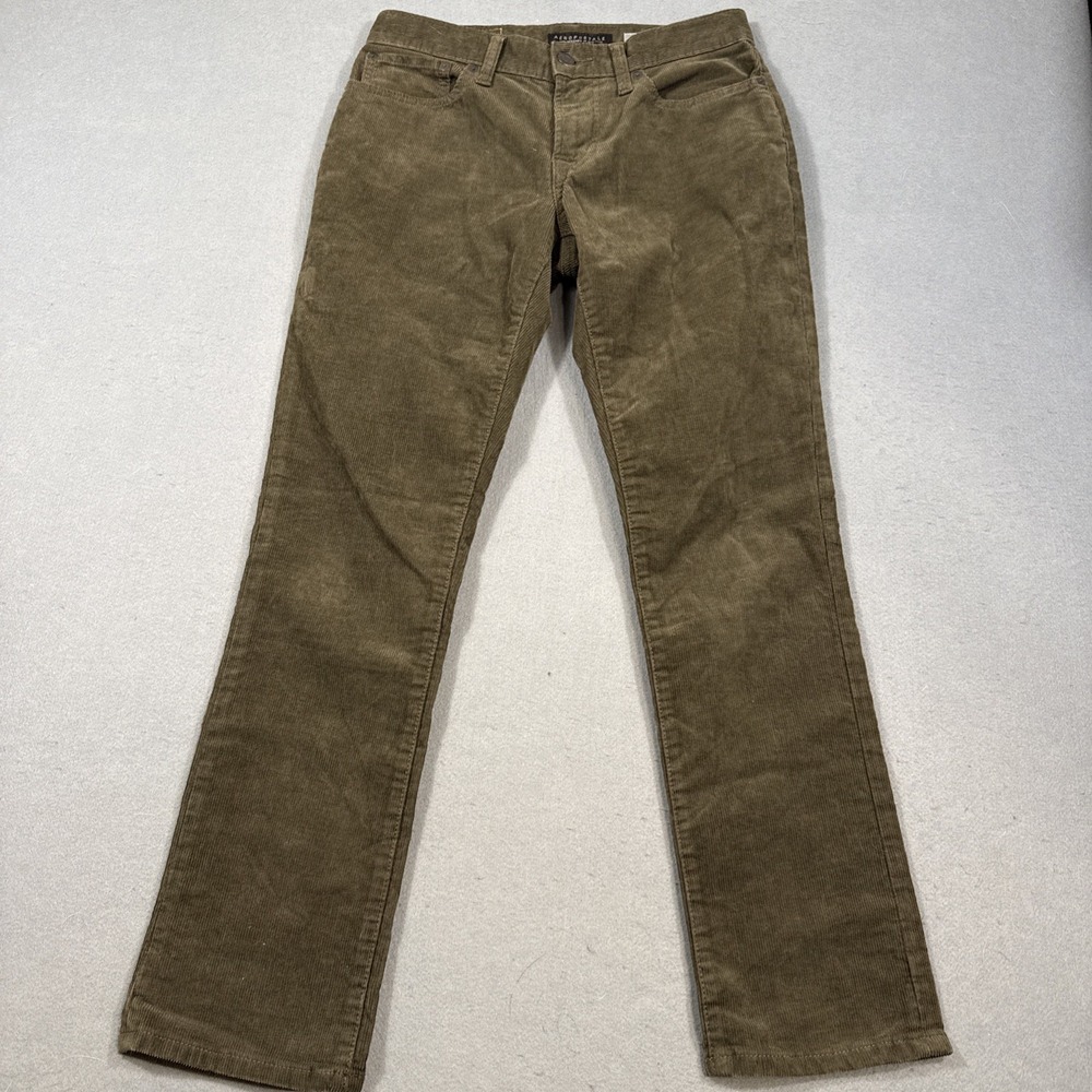 AEROPOSTALE Corduroy High Waist Skinny BRN Women's 27/28 PANTS